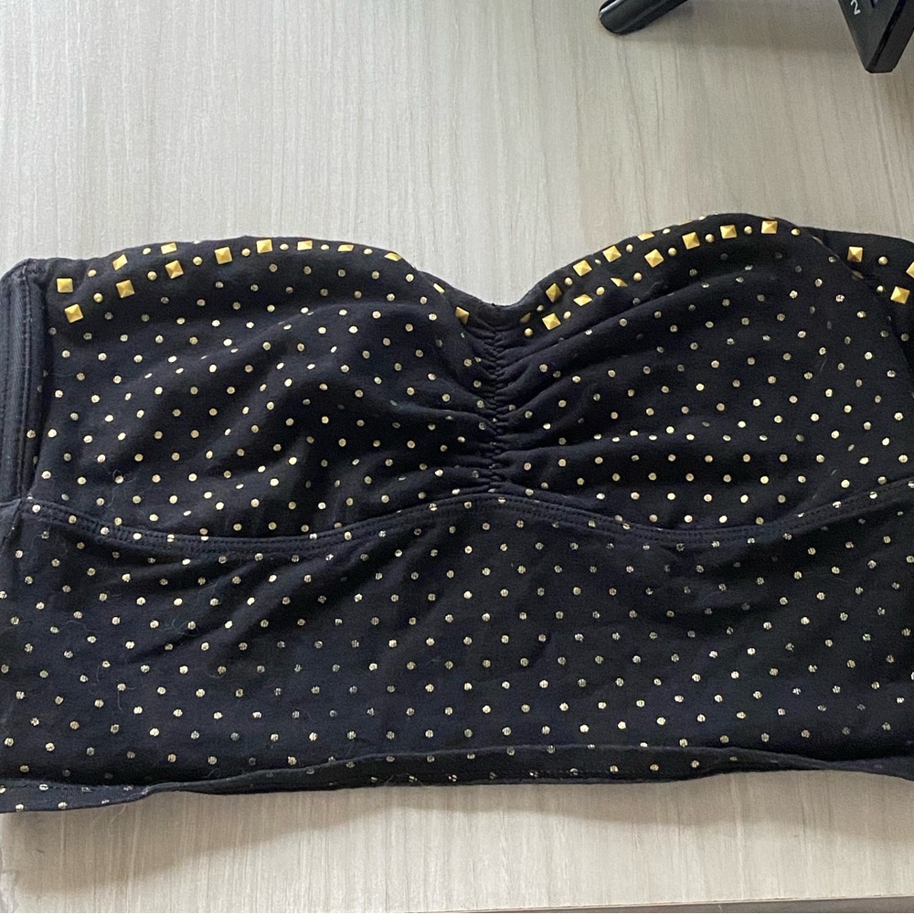 VS PINK Studded Bandeau Bralette Size Medium
